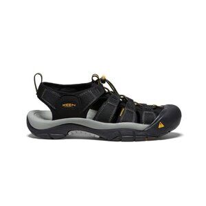 Keen Newport H2 Closed-Toe Waterproof Sport Sandal Women 6.5 Black Yellow Comfor